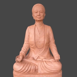 Tượng cụ bà nhựa composite