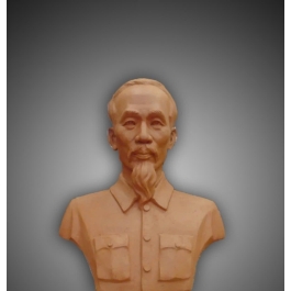 Tượng chân dung bác hồ composite