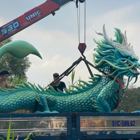 Đỉnh Cao Điêu Khắc: Mô Hình Rồng và Phượng Hoàng Bằng Mút Xốp – Linh Hồn Của Trang Trí Lễ Tết