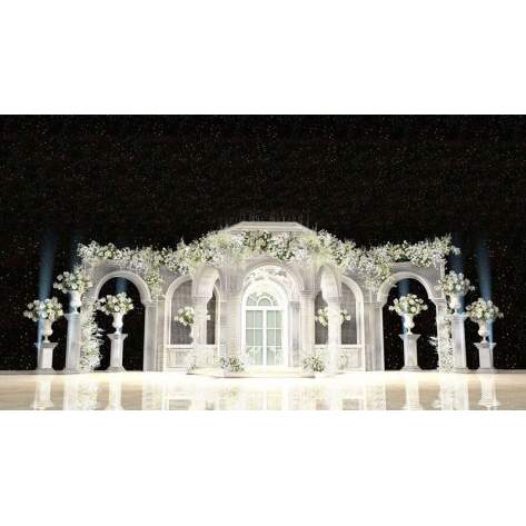 Cách chọn kích thước backdrop cưới phù hợp không gian 