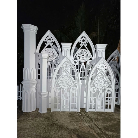 Những vị trí nên dùng phù điêu trong không gian lễ cưới 
