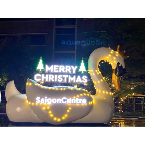 Mô Hình Thiên Nga Bằng Mút Xốp Trang Trí Sự Kiện 2025