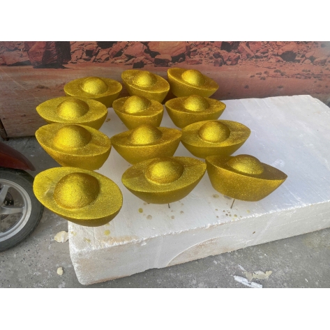 Mô Hình Thỏi Vàng Đồng Tiền Xốp: Giải Pháp Trang Trí Tài Lộc Đẹp & Tiết Kiệm