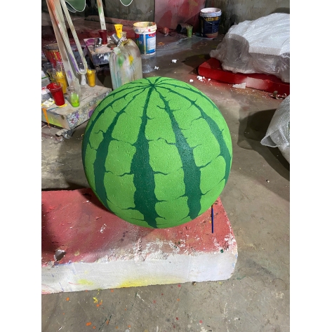 Mô hình dưa hấu khắc chữ xốp: Giải pháp trang trí Tết bền đẹp và tiết kiệm