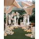 Đừng bỏ lỡ các mẫu backdrop cưới ngoài trời mút xốp composite tinh tế