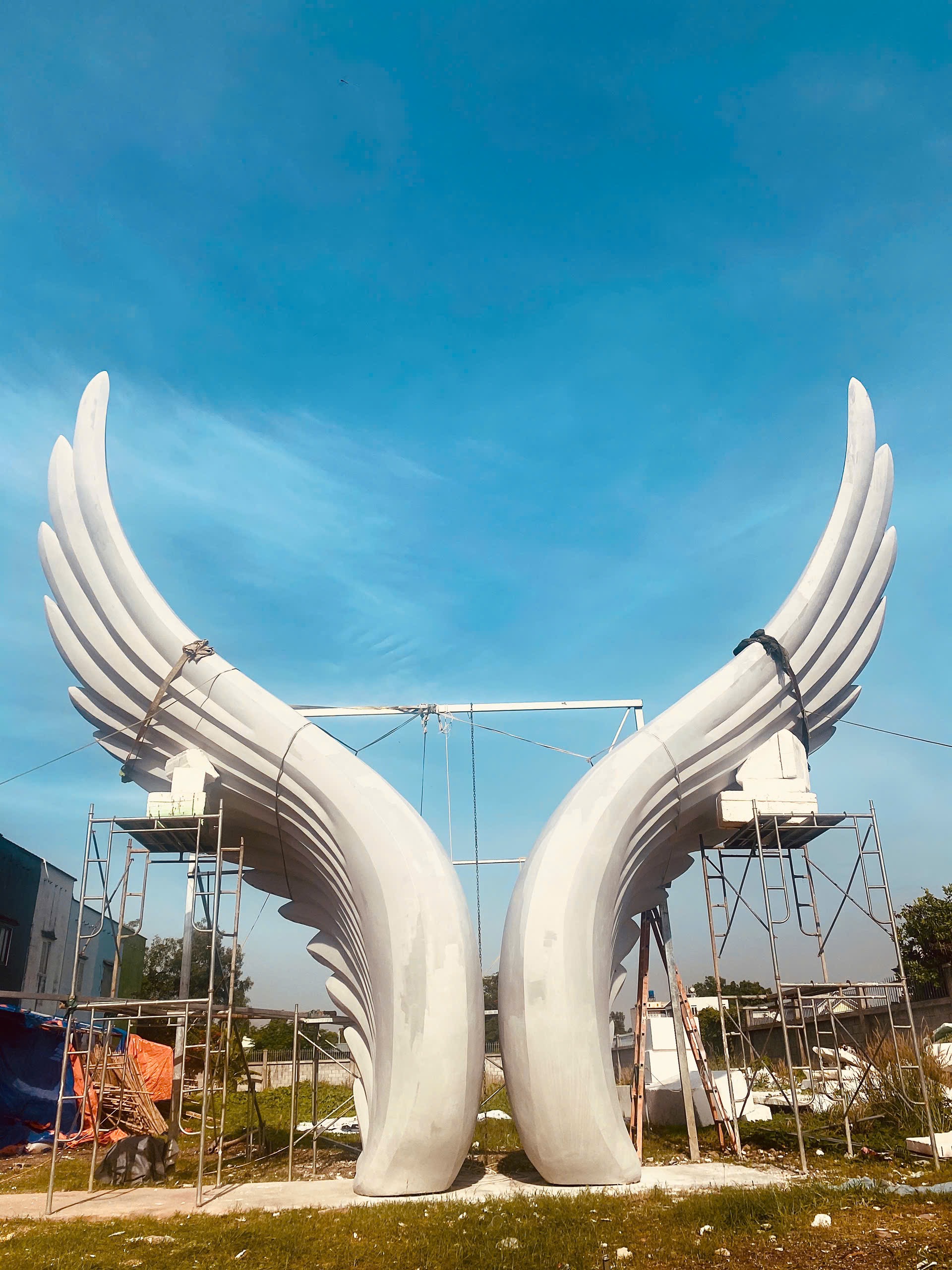 Mô hình cánh chim trang trí công viên